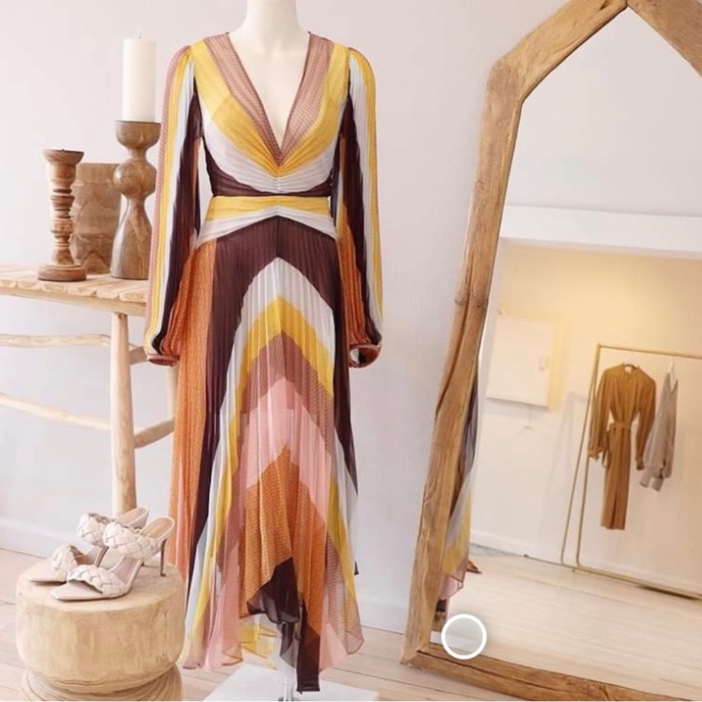 Acler Aston’s Brown dress *MISSING UNDERLINING SLIP DRESS.